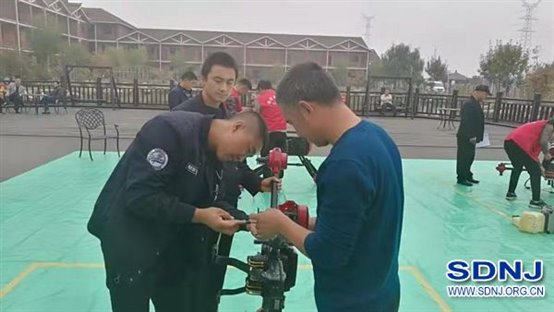 植保无人飞机操作技能展示暨全省植保无人飞机作业技能培训班在临沂举办