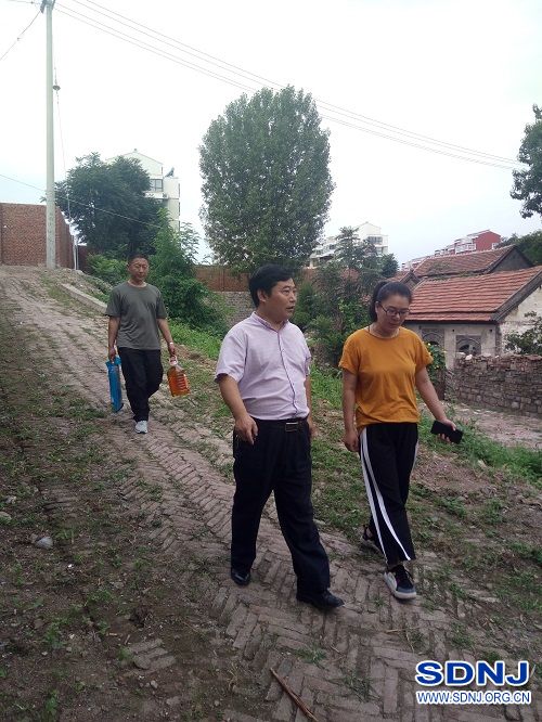 博山区农机事业服务中心开展“双联系、双报到、双服务”暨“不忘初心 救灾重建”主题党日活动