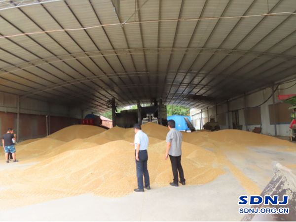 　　东营区举办粮食烘干现场演示观摩会(图)